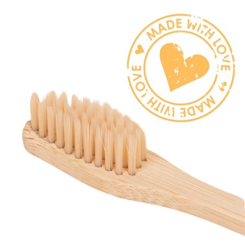 Cepillo de dientes de bambú - adultos Hecho