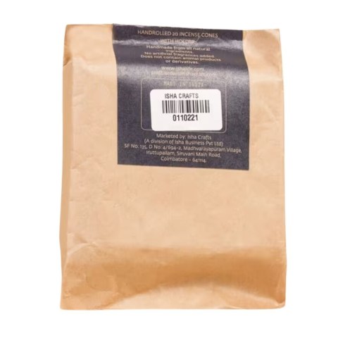 Natural Vibhuti (Pack of 20 Cone)