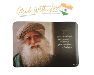Magnes na lodówkę z cytatem Sadhguru 