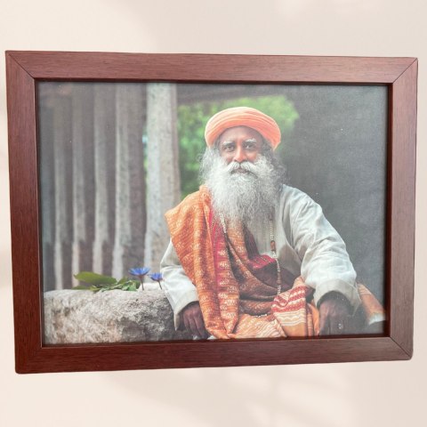 Zdjęcie w ramce Sadhguru  - DUŻE 22,5x17,5