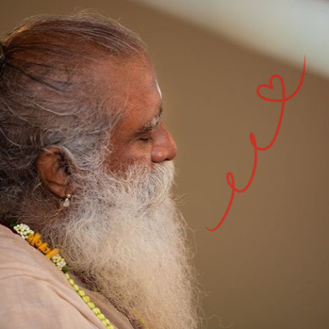 Adiyogi Copper Earring Kolczyki Sadhguru 