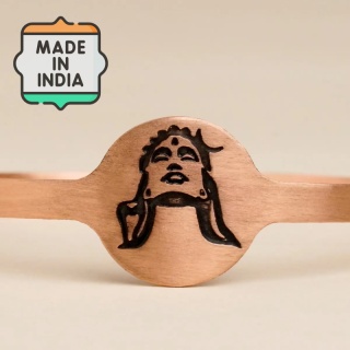  Adiyogi Miedziana bransoletka 100% Miedzi