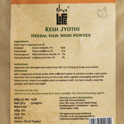 Kesh Jyothi 500 g. ('s unique Siddha formulation)