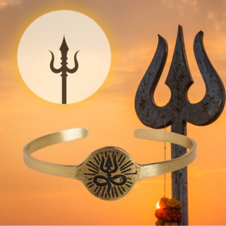 Trishul Miedziana bransoletka 100% Miedzi ()