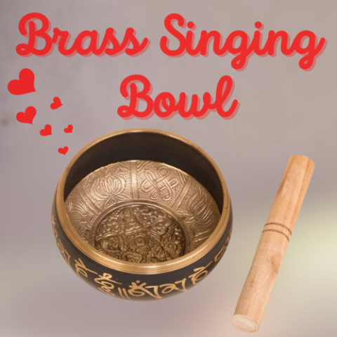 Misa Grająca Mosiężna - Brass Singing Bowl 