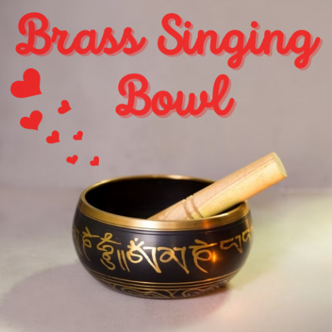 Misa Grająca Mosiężna - Brass Singing Bowl 