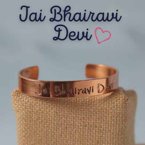 Jai Bhairavi Devi miedziana bransoletka 100% Miedzi ()