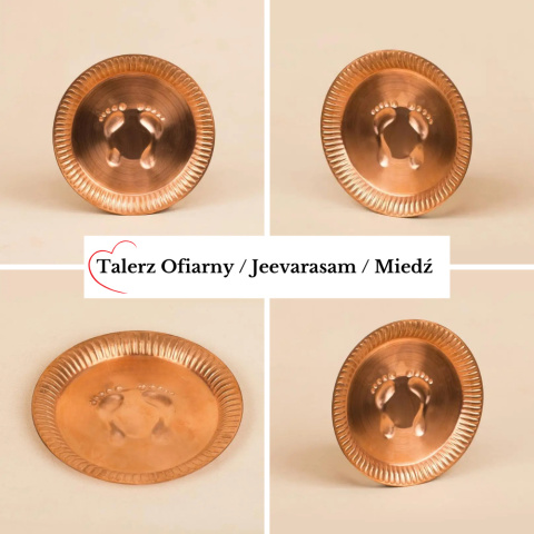 Talerz Ofiarny / Jeevarasam / Miedź PADAM 
