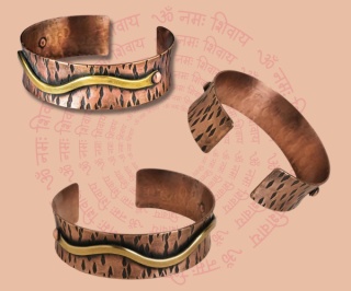 Serpentine Miedziana bransoletka 100% Miedzi ()