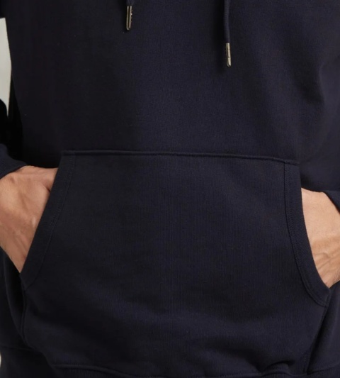 Bluza z kapturem Adiyogi – granatowa Navy Blue  UNISEX