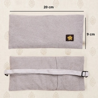 Almohada herbal con linaza y lavanda – Vembadad Grey Sadhguru