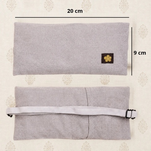 Almohada herbal con linaza y lavanda – Vembadad Grey Sadhguru