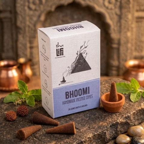 Pancha Bhuta Bhoomi – Inciensos Conicales hechos a mano (20 piezas)