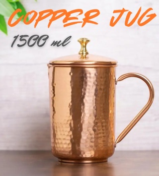 Dzbanek Miedziany Młotkowany – 1500ml Copper 
