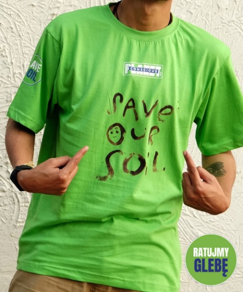 Camiseta de Manga Corta Save Soil UNISEX