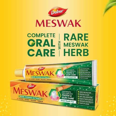 Herbal Paste para los dientes de Dabur Meswak (100 g)