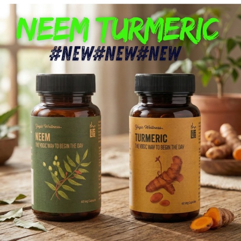 NOWY Neem i Kurkuma w kapsułkach *Pakiet 60 + 60 kapsułek