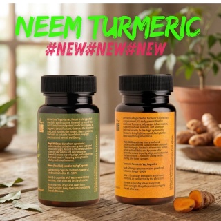 NOWY Neem i Kurkuma w kapsułkach *Pakiet 60 + 60 kapsułek