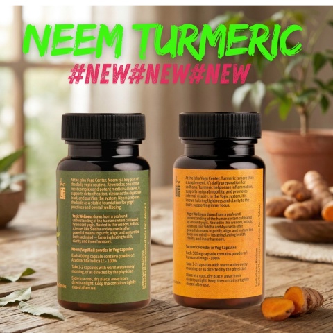NOWY Neem i Kurkuma w kapsułkach *Pakiet 60 + 60 kapsułek