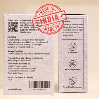 Neem – Inciensos Conicales hechos a mano (20 pcs)