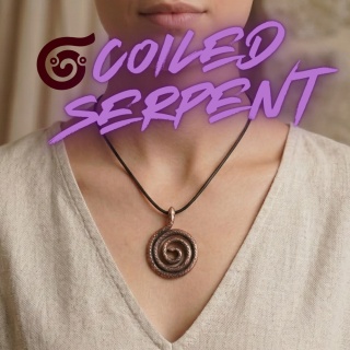 Spiralny Wąż (Coiled Serpent) – Symbol Kundalini 