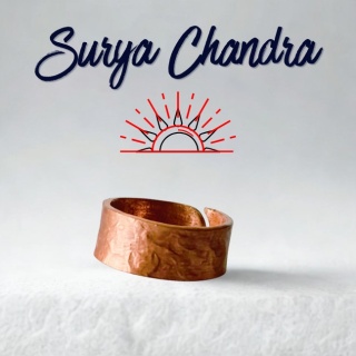 Surya Chandra Anillo de cobre