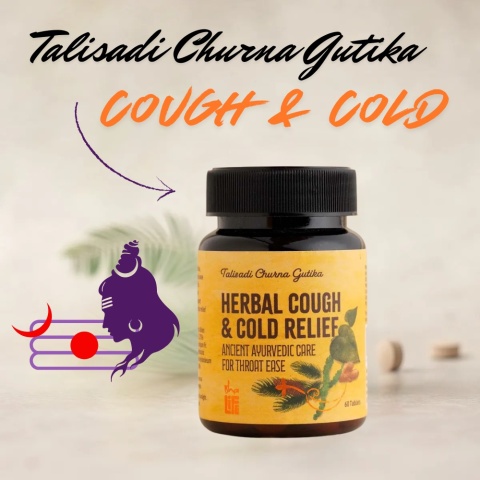 Talisadi Curna Gutika Herbal tabletas 60 piezas.