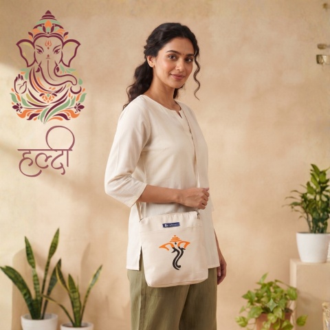 Bolsa con impresión Ganesh