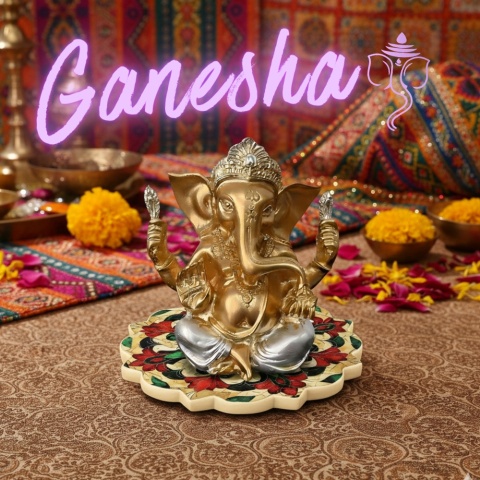 Ganesha Ucieleśnienie Inteligencji i Równowagi * Kolekcja Namaskaram