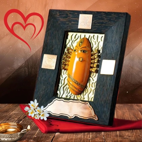 Yantra Devi Linga Bhairavi Panel de latón consagrado