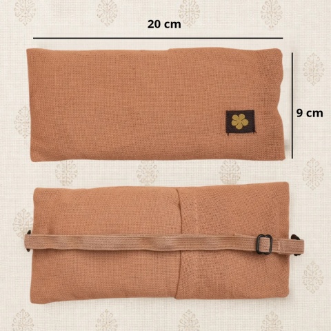 Almohada herbal con linaza y lavanda – Vembadad Grey Sadhguru